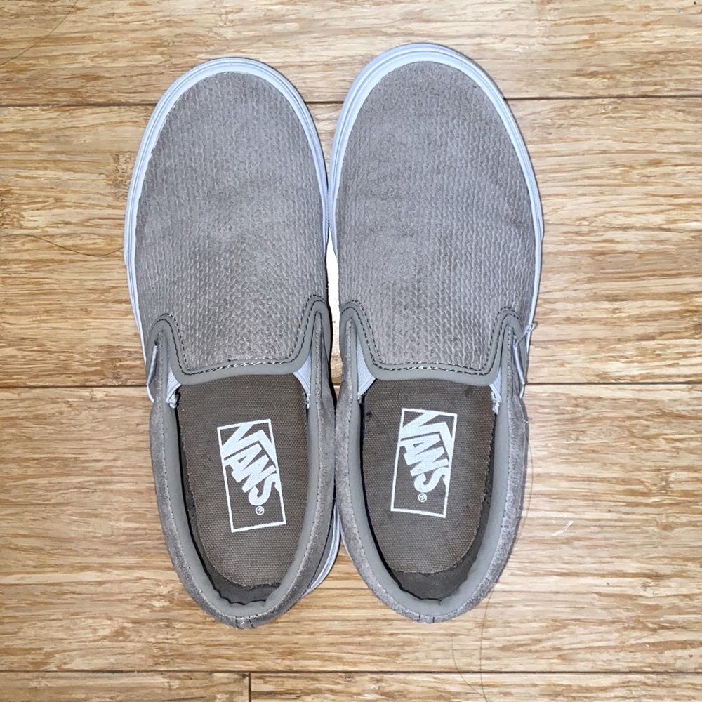 Vans slip one - suede light brown/tan